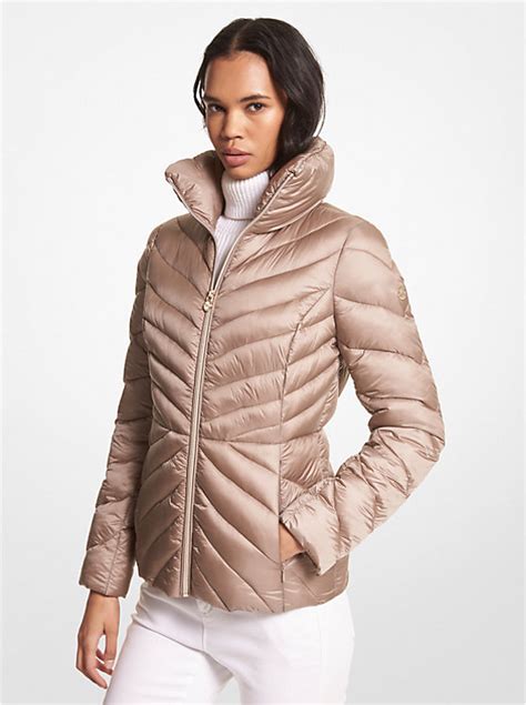 michael kors quilted nylon jacket